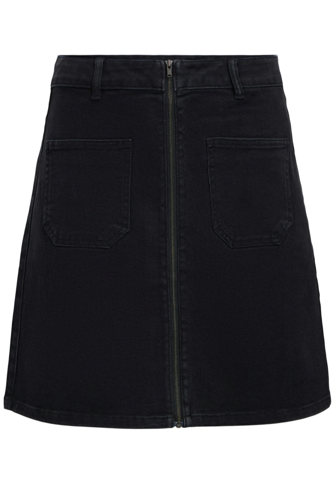 OBJYRGA DNM HW RE SKIRT 134 23044894 BLACK DENIM