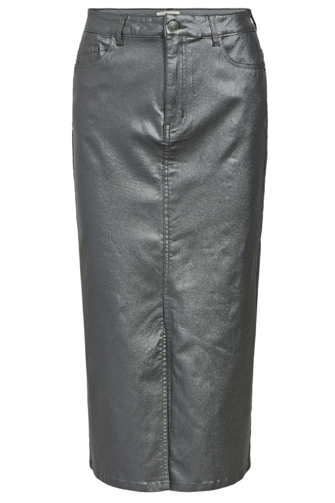 OBJNAYA COATED MW SKIRT NOOS 23043432 BRUSHED NICKEL/COL