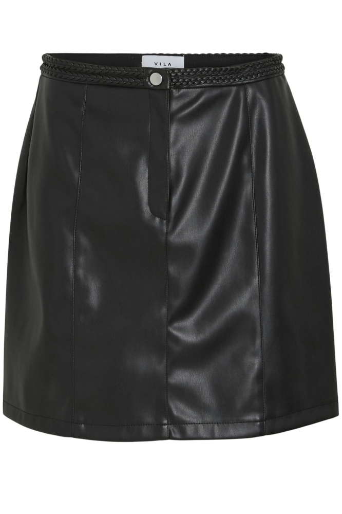 VIPEN COATED HW BRAID SKIRT 14100268 BLACK BEAUTY