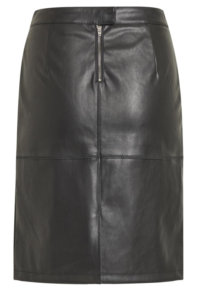 VIPENSA HW COATED SKIRT/LS 14104012 BLACK BEAUTY