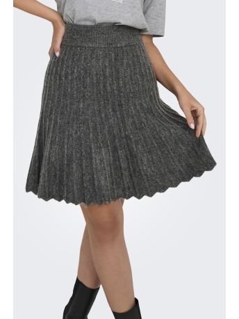 Jacqueline de Yong Rok JDYLETTY HW SKIRT KNT 15343158 Dark Grey Melange