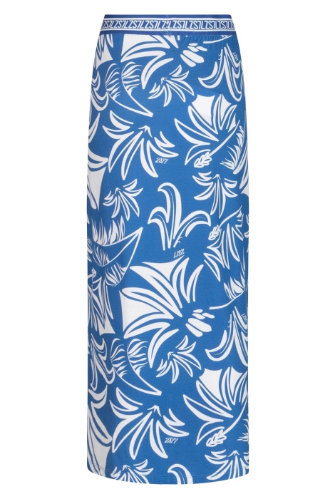 Zoso printed long skirt with details