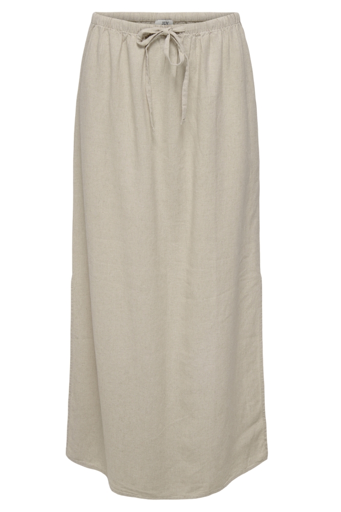 JDYSAY MW MAXI SLIT SKIRT WVN NOOS 15338770 OATMEAL/MELANGE