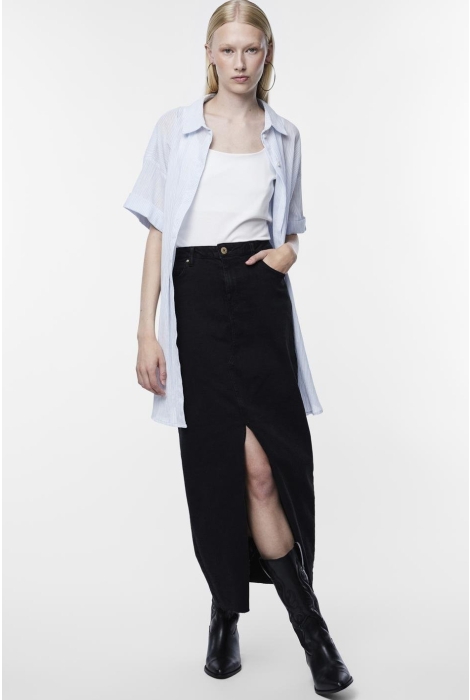 Pieces pcjessie hw ankle denim skirt noos