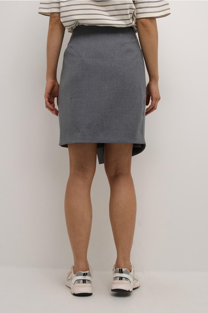 KAEDEN WRAP SKIRT 10508821 100123 GREY MELANGE