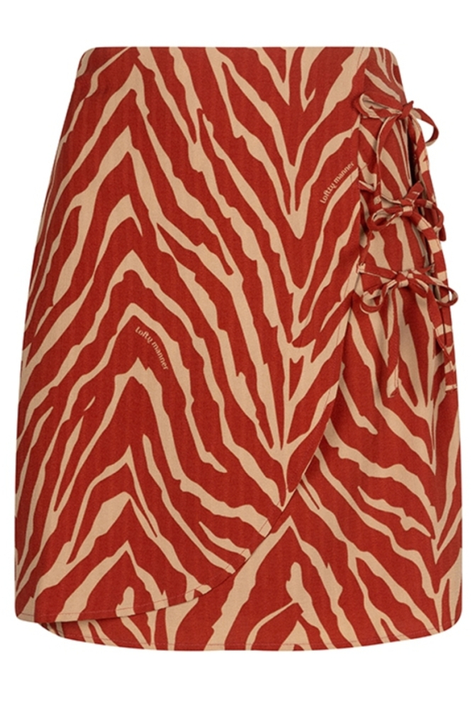 SKIRT SELENE PG31 784 logo zebra print