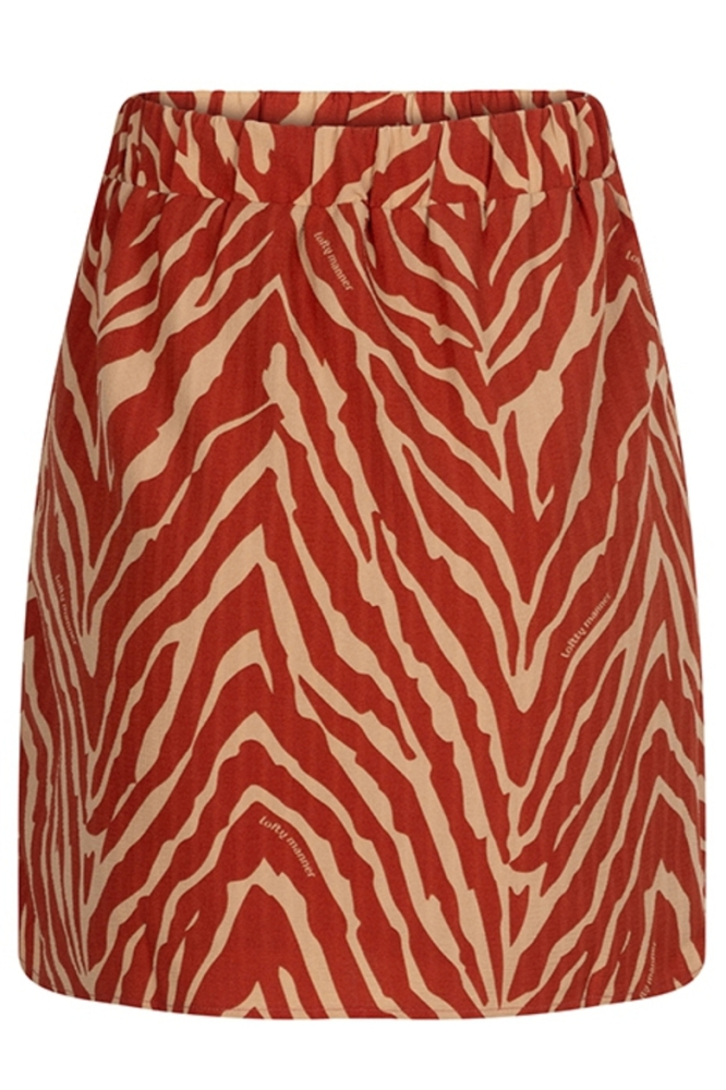 SKIRT SELENE PG31 784 logo zebra print