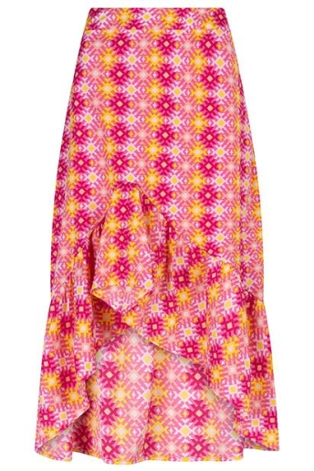 Lofty Manner Rok SKIRT FRANCES PD33 RETRO SUNNY PRINT