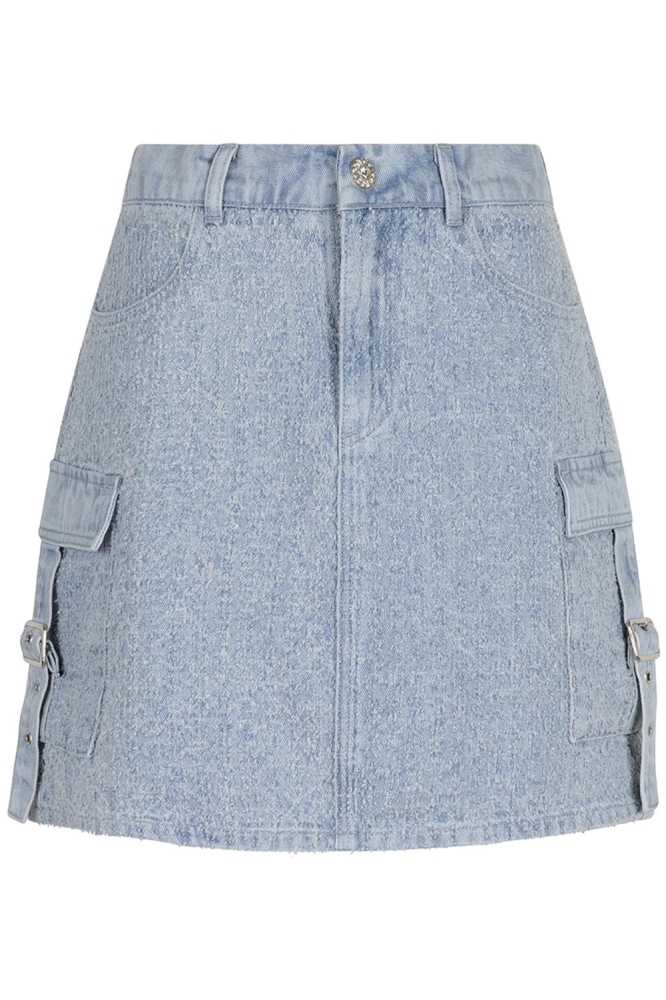 SKIRT JEANS DAMAGED SP25 12001 620 light blue