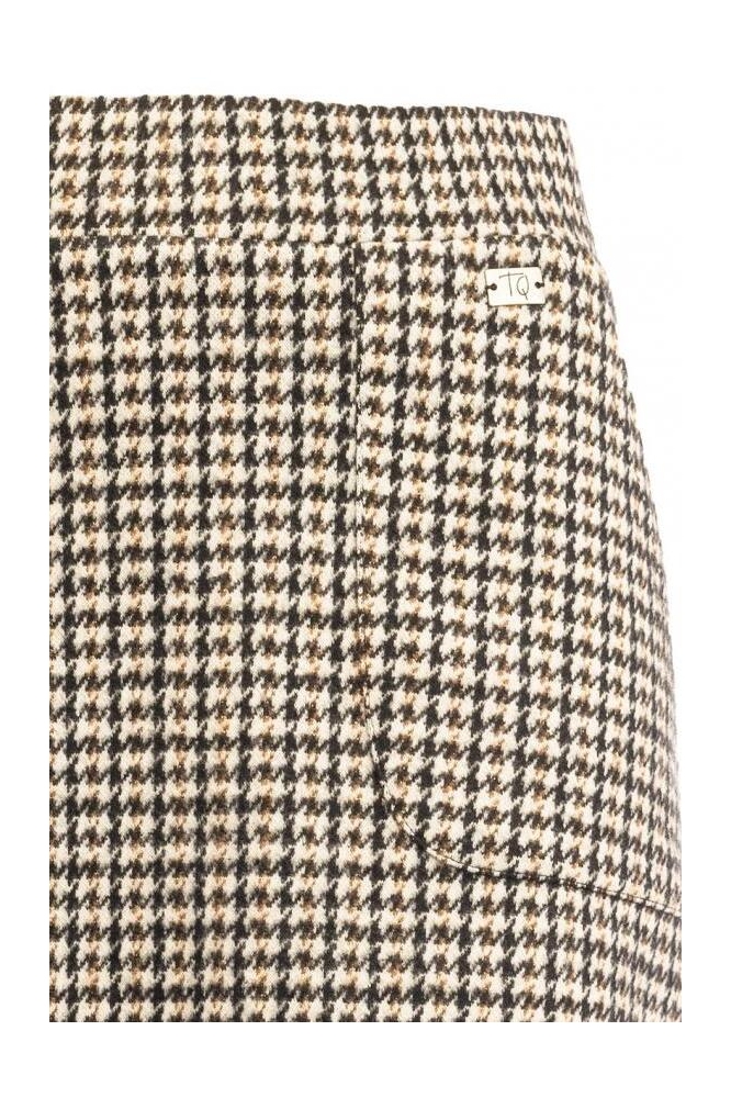 JOEY SKIRT PIED DE POULE 00TQ190UZ BEIGE BLACK BROWN