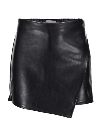 Geisha Girls Broek PU SKORT MET OVERSLAG 46542K BLACK