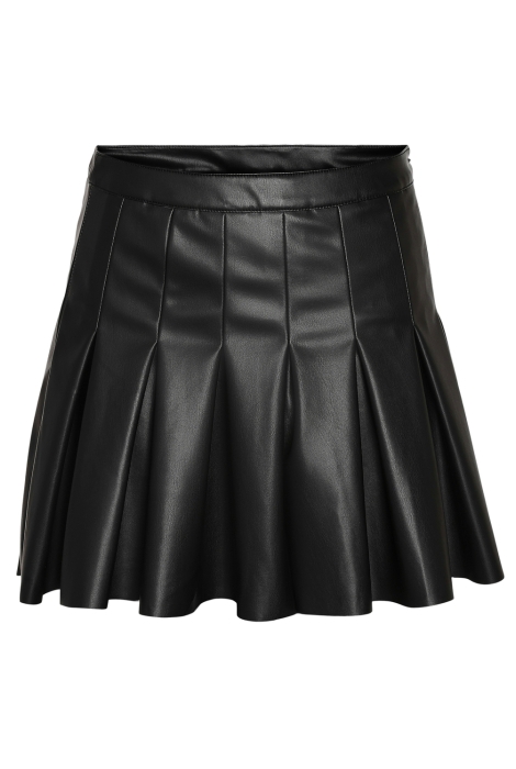 Noisy may nmpaulo hw pleated pu mini skirt no