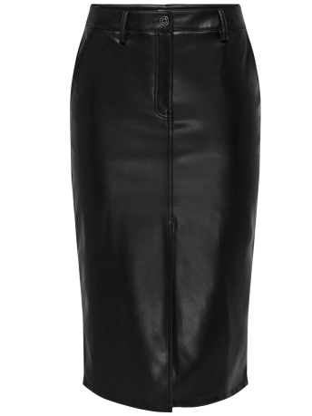 Jacqueline de Yong Rok JDYALEXA HW MIDI SLIT SKIRT PNT 15330385 Black