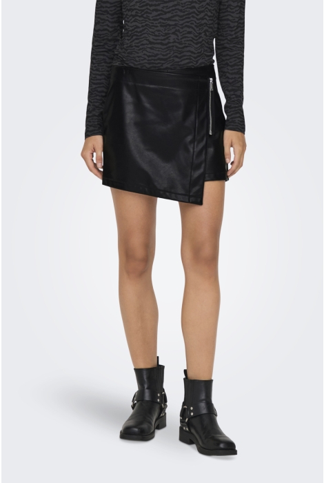 Only onlcollie hw faux leather skort pnt