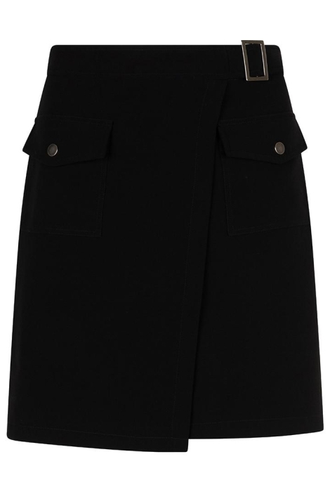 EsQualo skirt overlap pockets city