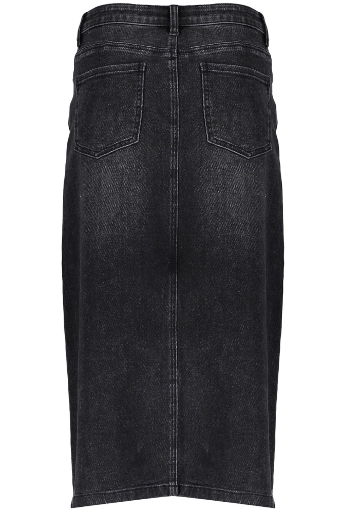 DENIM ROK MET PRINT 46504 10 000950 Anthracite Denim