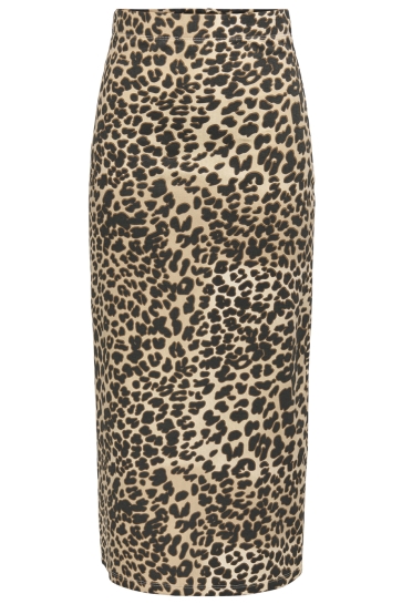 Jacqueline de Yong Rok JDYIVY MIDI PENCIL SKIRT JRS DIA 15347463 TOASTED COCONUT/LEO