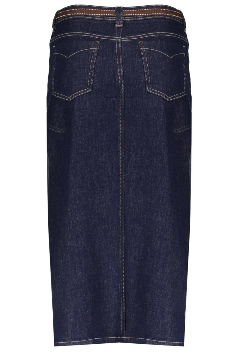 denim midi rok met split 46800 10 geisha rok dark blue denim