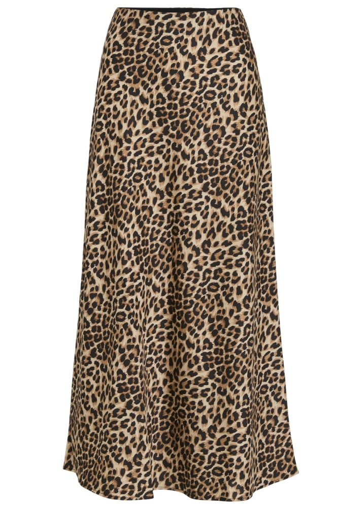 VIELLETTE HW MIDI SKIRT - NOOS 14084182 Caramel Cafe/LEOPARD