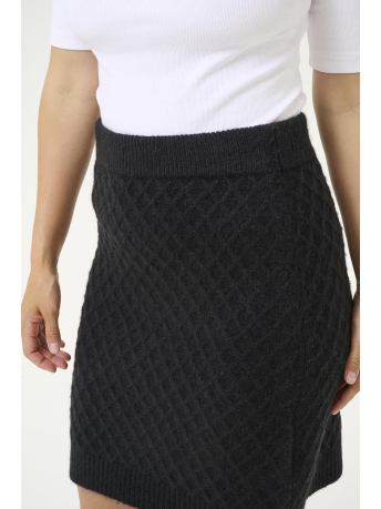 Kaffe Rok KASELMA KNIT SKIRT 10509078 100121 BLACK DEEP