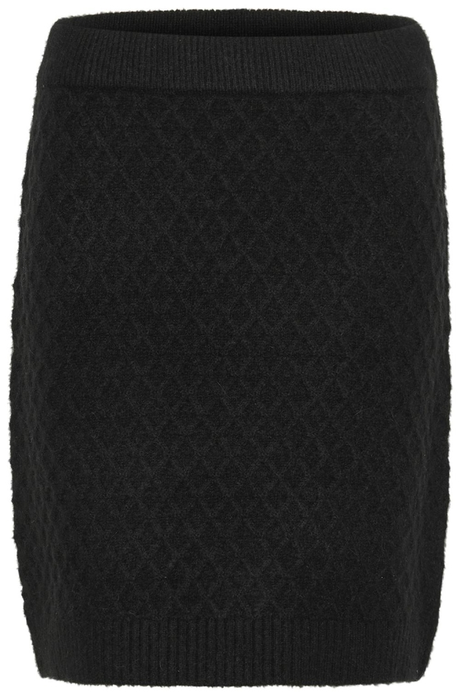 KASELMA KNIT SKIRT 10509078 100121 BLACK DEEP