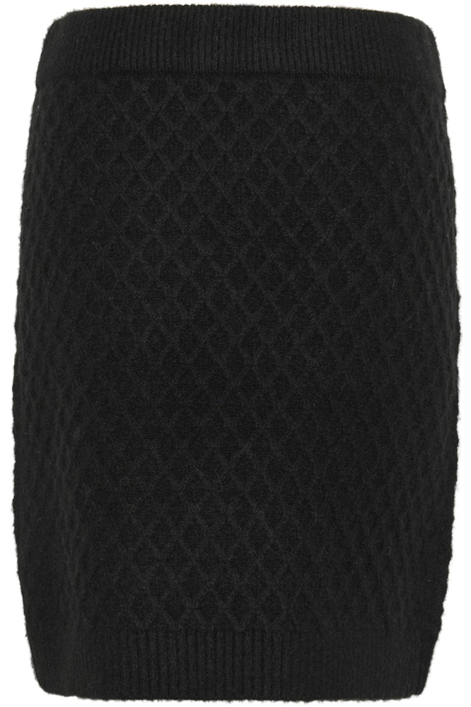 KASELMA KNIT SKIRT 10509078 100121 BLACK DEEP