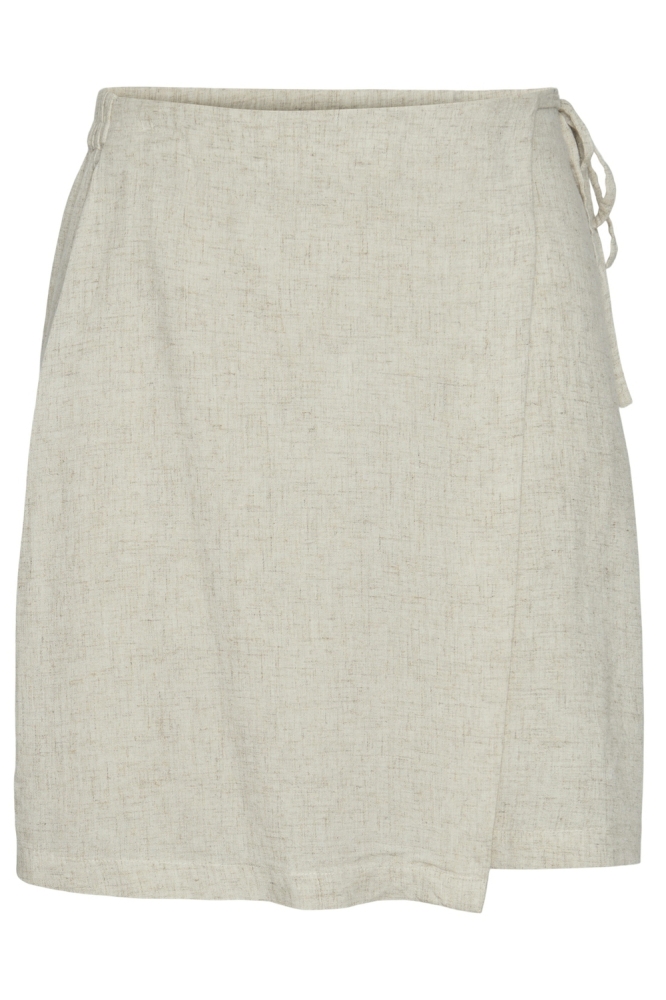 PCPIA MW MINI SKIRT WVN NOOS 17151891 Birch/MELANGE