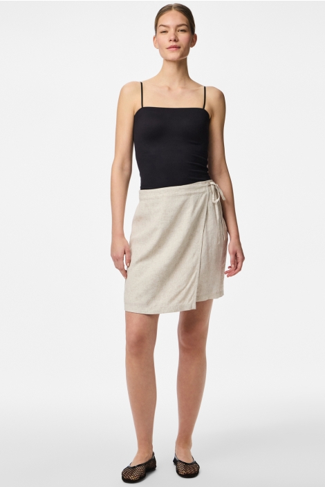 Pieces pcpia mw mini skirt wvn noos