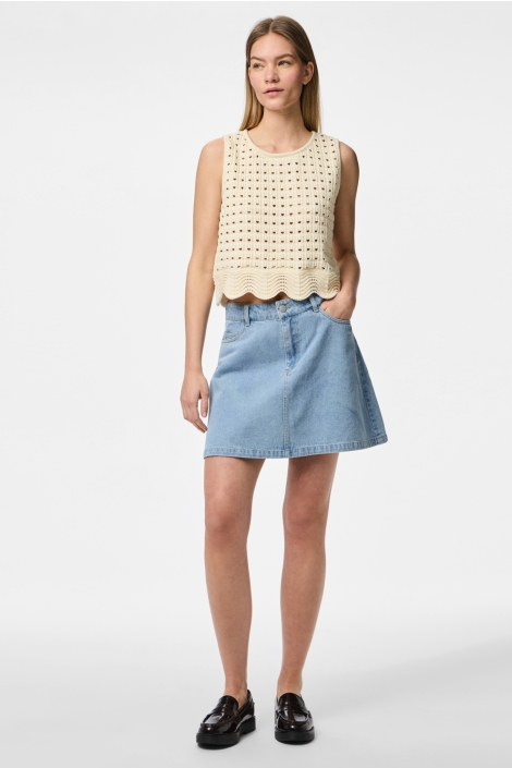 Pieces pcabbi mw a-shape skirt noos