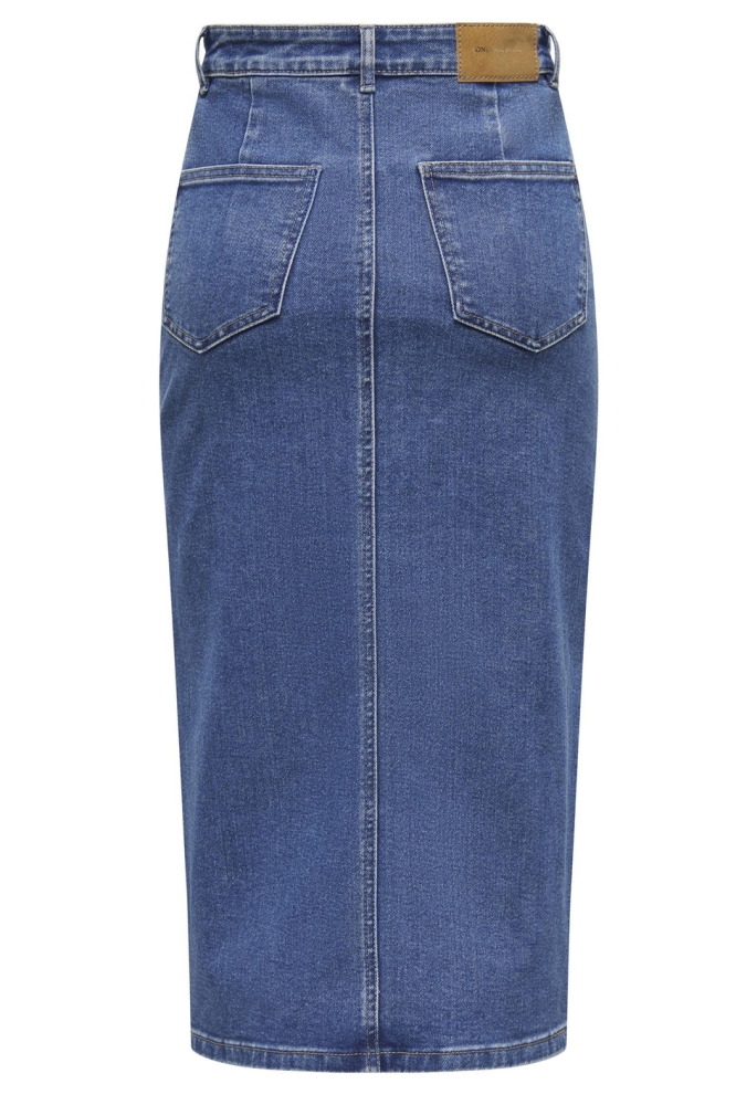 ONLSIRI FRONT SLIT SKIRT DNM GUA NO 15324365 MEDIUM BLUE DENIM