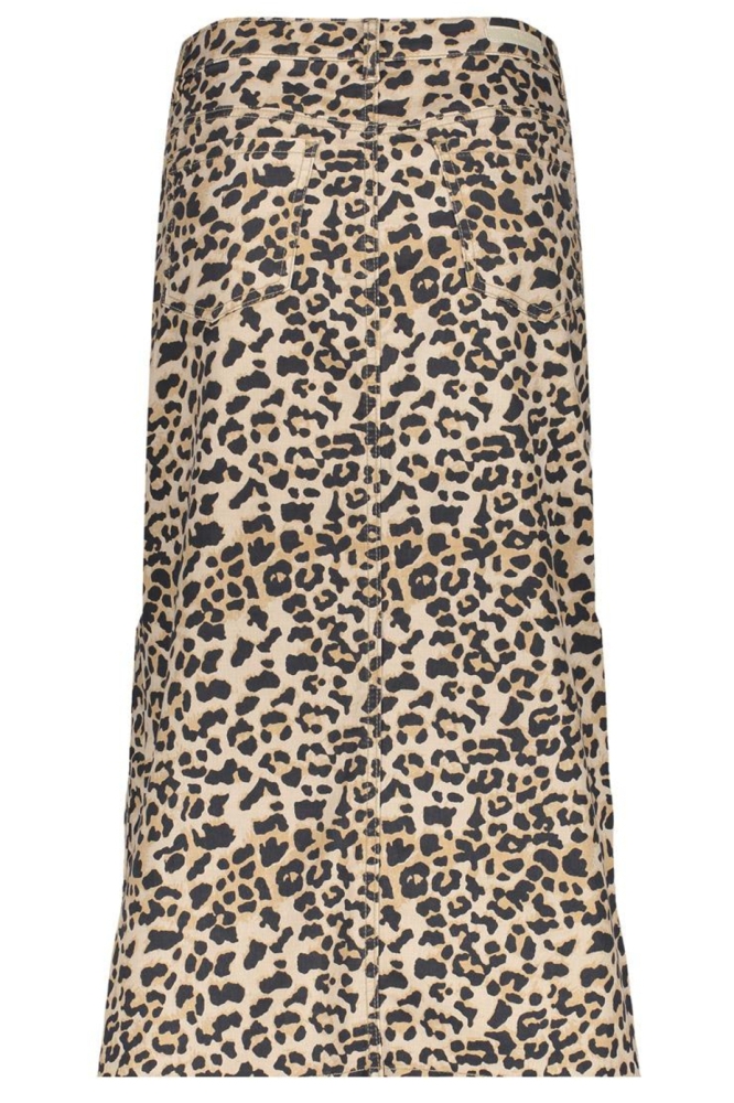 ROK MET LUIPAARD PATROON 56012 10 000720 Sand/Leopard print