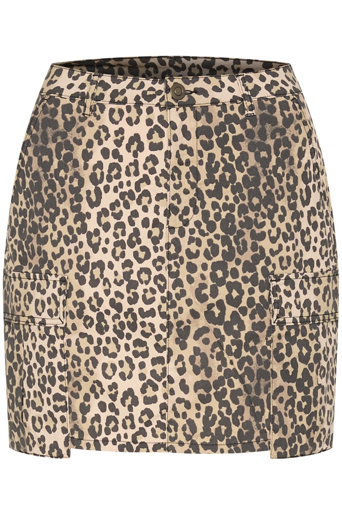 CUHALINA SKIRT 50111635 107370 Leopard wash