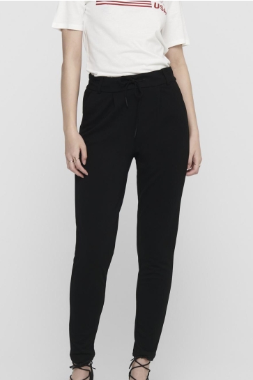 Only Broek ONLPOPTRASH LIFE EASY COL PANT PNT 15115847 Black