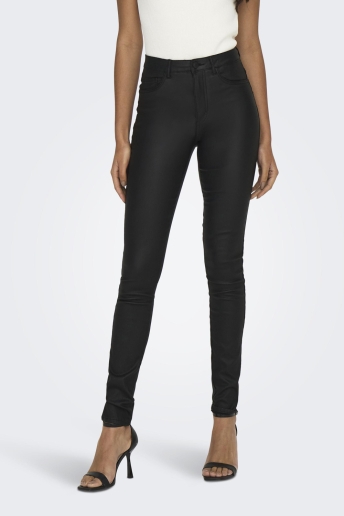 Only Broek ONLROYAL HW SK ROCK COATED PIM NOOS 15159341 Black