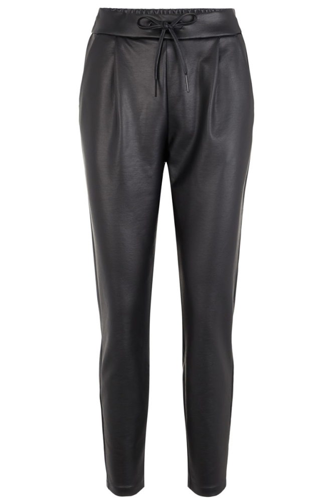 VMEVA MR LOOSE STRING COATED PANT 10205737 Black