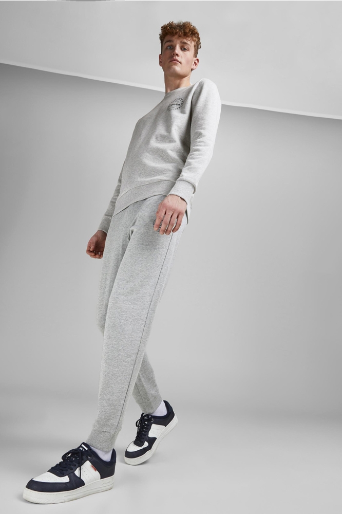 JJIGORDON JJSHARK SWEAT PANTS AT NO 12165322 LIGHT GREY MELANGE