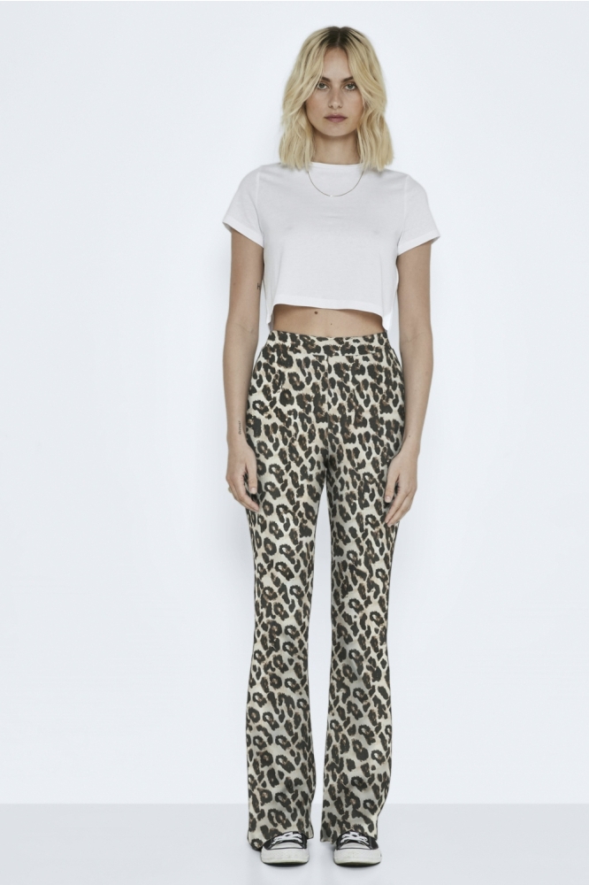 NMPASA HW FLARED PANTS BG NOOS 27015320 Black/LEO