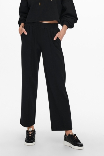 Only Broek ONLPOPTRASH-SUKI LIFE MW PANT PNT NOOS 15235076 Black