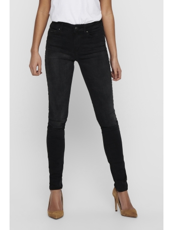 Only Jeans ONLBLUSH LIFE MID SK DNM REA1099 NO 15225846 BLACK DENIM/REA1009