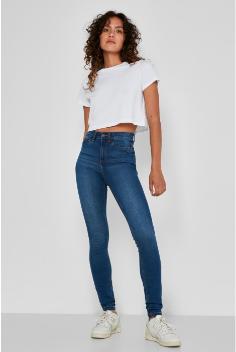 Noisy may nmcallie hw skinny blue jeans noos