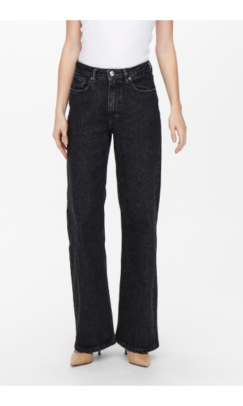 ONLJUICY HW WIDE LEG REA244 NOOS 15235241 Black Denim/NAS244