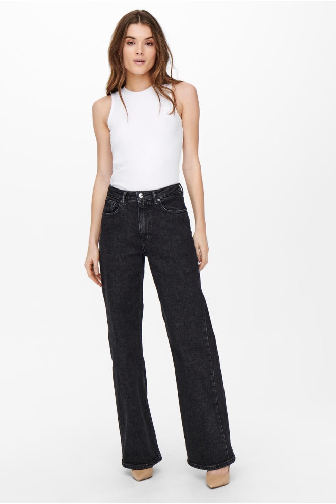 ONLJUICY HW WIDE LEG REA244 NOOS 15235241 Black Denim/NAS244