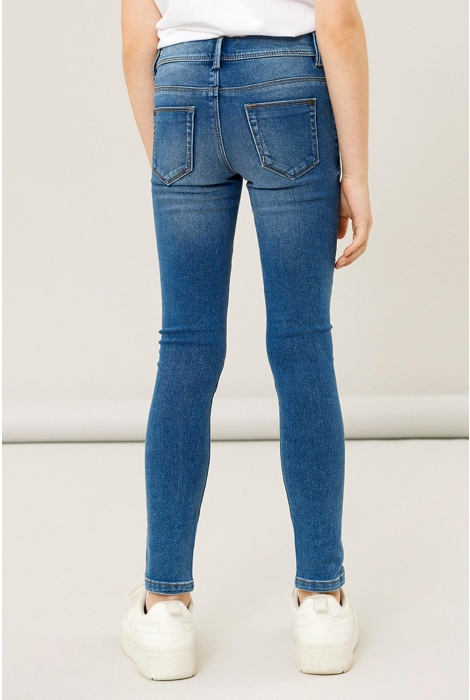 nkfpolly skinny jeans noos jeans medium blue 1212-tx denim it name 13210232