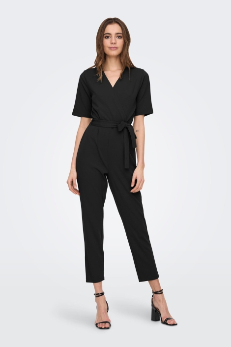 Jacqueline de Yong jdyhoney 2/4 v-neck belt jumpsuit j