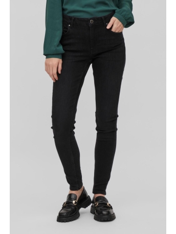 Vila Jeans VISARAH WU01 RW SKINNY JEANS/SU NOOS 14082131 BLACK DENIM