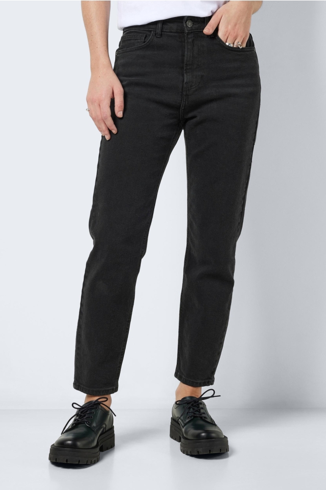 NMMONI HW STRAIGHT ANK BLACK JEANS 27021112 BLACK DENIM