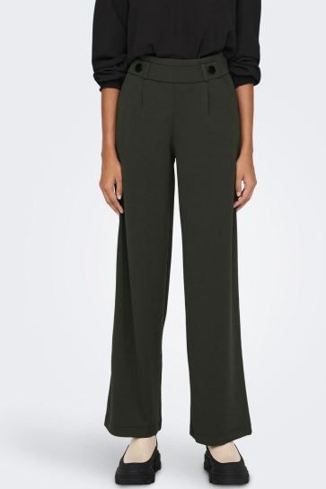 Jacqueline de Yong Broek JDYGEGGO NEW LONG PANT JRS NOOS 15208430 PEAT/BLACK BUTT