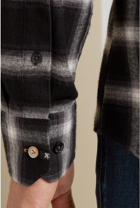 Vanguard long sleeve shirt check viscose co