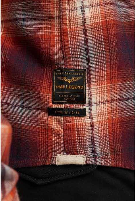 PME legend long sleeve shirt ctn twill check