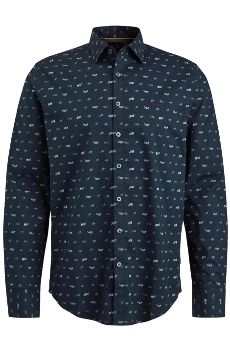 PME legend long sleeve shirt print on poplin